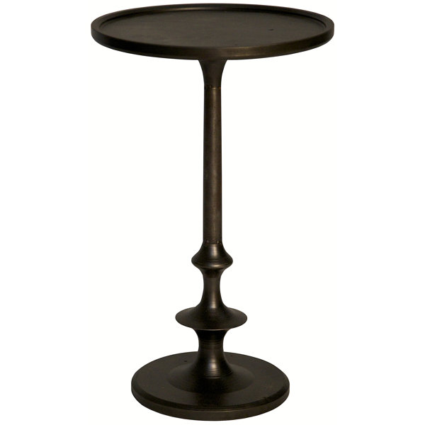 Noir Terni 20'' Tall Tray Top Pedestal End Table Wayfair